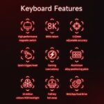 Ajazz AK680 MAX HE Magnetic Mechanical Gaming Keyboard 68-Key Wired 8K