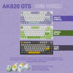 Ajazz AK820 GTS 75% RGB Wired Mechanical Keyboard