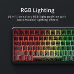 Ajazz AK820 MAX HE Magnetic Mechanical Keyboard 75% Wired RGB Rapid Trigger