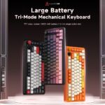 Ajazz AK820 MAX PLUS Screen Mechanical Keyboard Wireless Tri-Mode