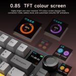 Ajazz AK820 MAX PLUS Screen Mechanical Keyboard Wireless Tri-Mode