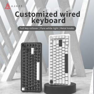 Ajazz AK820 Monochrome V2 Mechanical Keyboard 75% 2 Ajazz AK820 Monochrome V2 Mechanical Keyboard 75%