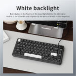 Ajazz AK820 Monochrome V2 Mechanical Keyboard 75%