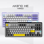 Ajazz AK870 HE Magnetic Switch Rapid Trigger TKL Keyboard Wired RGB