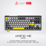 Ajazz AK870 HE Magnetic Switch Rapid Trigger TKL Keyboard Wired RGB