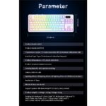 Ajazz AK870 V2 Mechanical Keyboard Wireless/Wired 87-Key