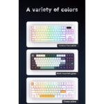 Ajazz AK870 V2 Mechanical Keyboard Wireless/Wired 87-Key