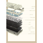 Ajazz AK992 Retro Mechanical Keyboard 99-Key USB Wired