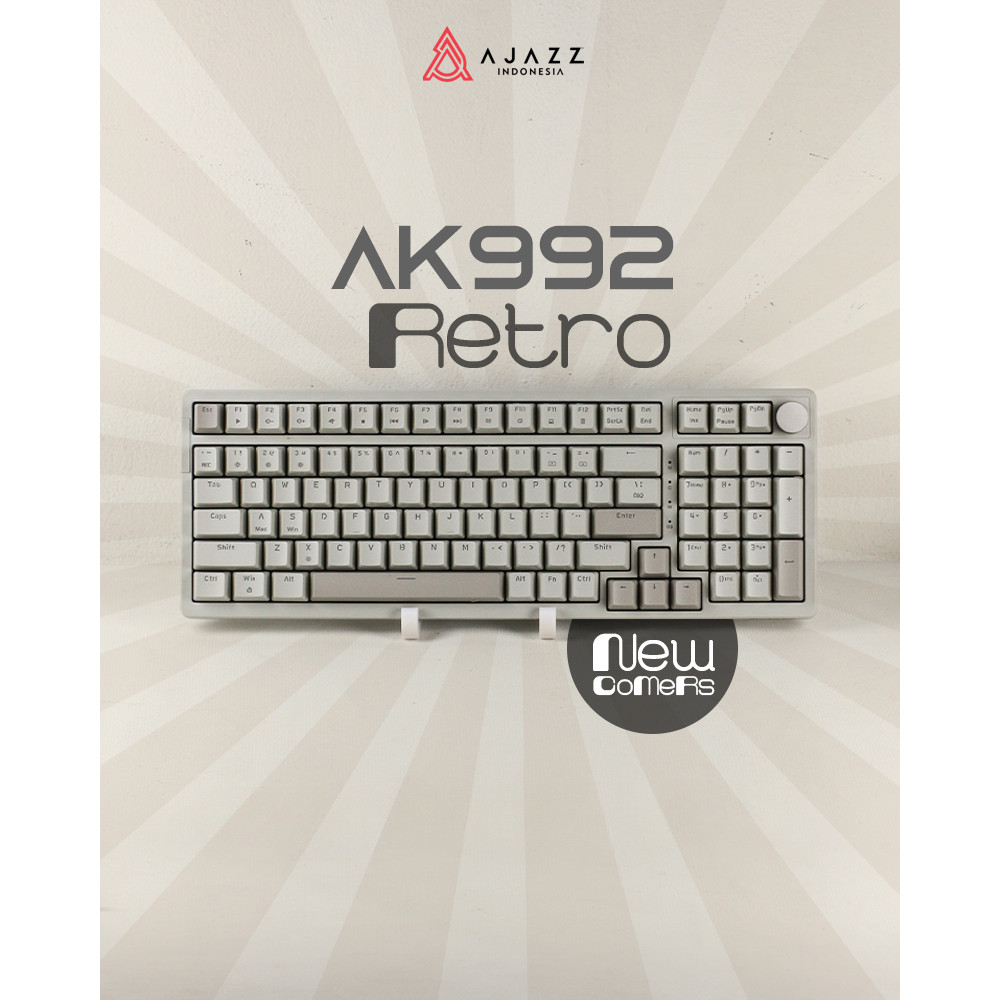 Ajazz AK992 Retro Mechanical Keyboard 99-Key USB Wired 1 Ajazz AK992 Retro Mechanical Keyboard 99-Key USB Wired