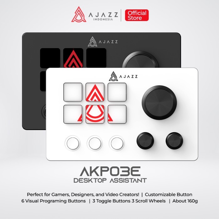 XKOMO Products 2 AJAZZ AKP03E Desktop Assistant Macropad