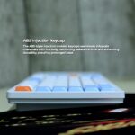 Ajazz AKP815 Low Profile Mechanical Keyboard RGB dengan LCD Touch Screen 4,95 inci