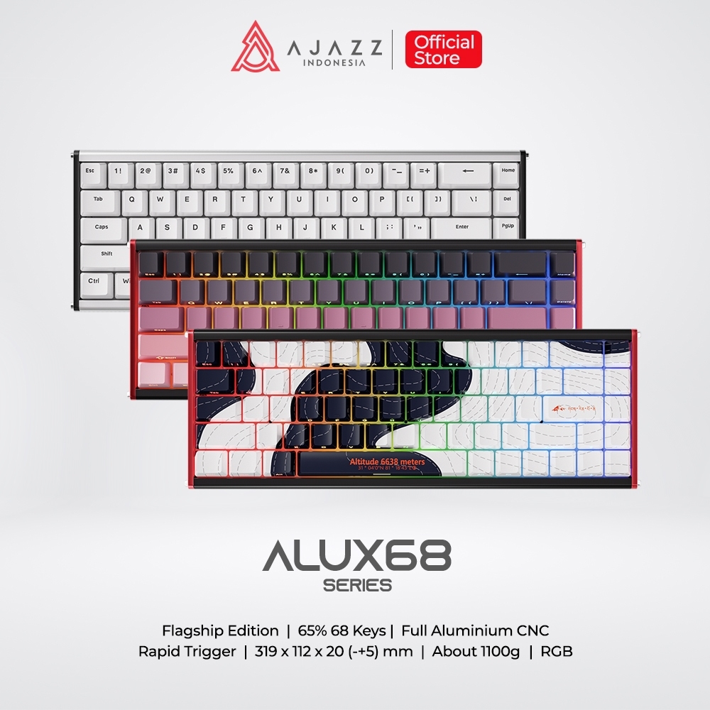 Ajazz ALUX68 Series Magnetic Mechanical Keyboard 68-Key Wired 1 Ajazz ALUX68 Series Magnetic Mechanical Keyboard 68-Key Wired