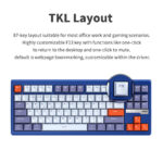 Ajazz QS87 Series Aluminium Alloy Wireless Mechanical Keyboard