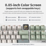 Ajazz QS87 Series Aluminium Alloy Wireless Mechanical Keyboard