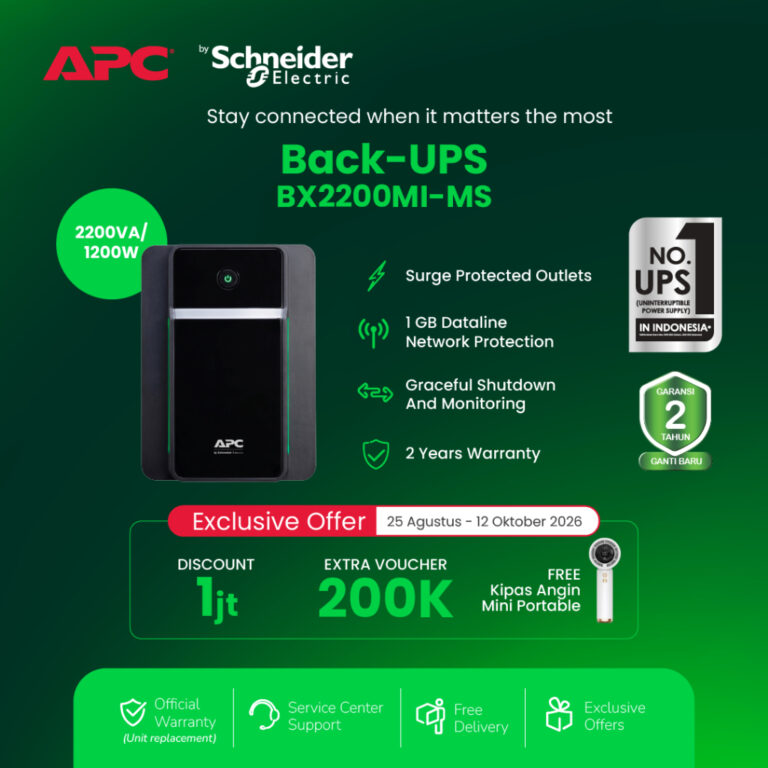 XKOMO Products 3 APC Back-UPS BX2200MI-MS 2200VA/1200W UPS