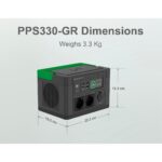 APC Schneider OffGrid Portable Power Station 330 PPS330-GR 332Wh 300W