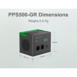 APC Schneider OffGrid Portable Power Station PPS500-GR 517Wh 500W