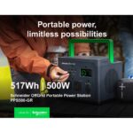 APC Schneider OffGrid Portable Power Station PPS500-GR 517Wh 500W