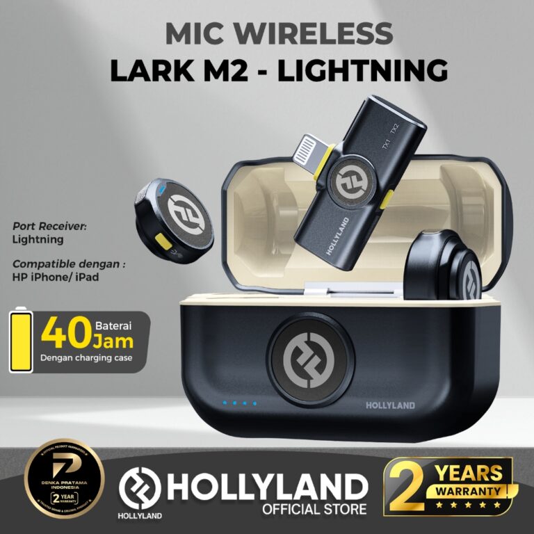 XKOMO Products 1 Hollyland Lark M2 Lightning Wireless Microphone