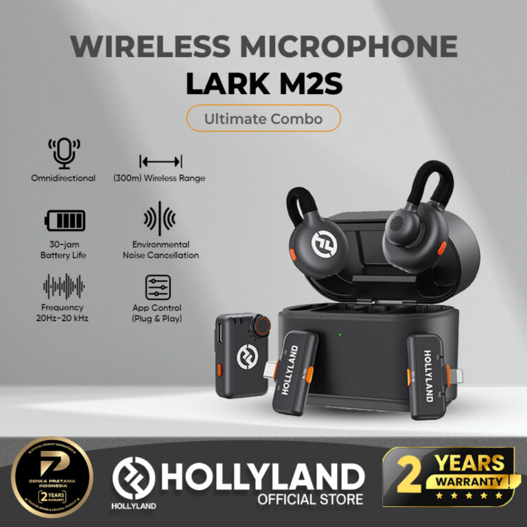 XKOMO Products 2 Hollyland Lark M2S Ultimate Combo Wireless Microphone