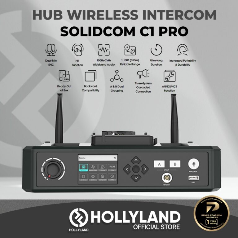 XKOMO Products 1 Hollyland Solidcom C1 Pro Hub Base Wireless Intercom