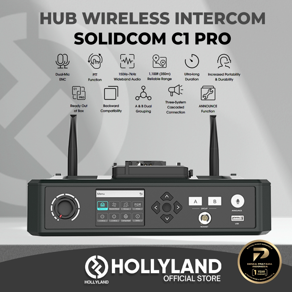 Hollyland Solidcom C1 Pro Hub Base Wireless Intercom