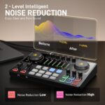 Maono AME2 Gen2 Paket Mixer Audio + 2 Mikrofon Dynamic K04