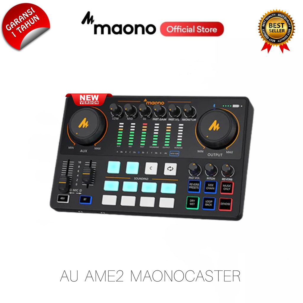Maono AME2 Maonocaster Audio Interface 1 Maono AME2 Maonocaster Audio Interface