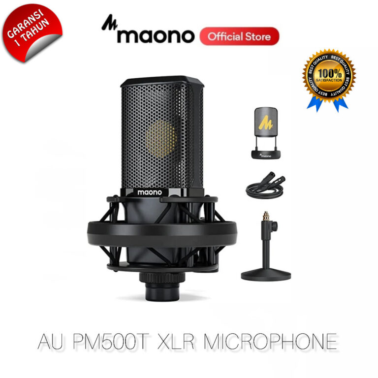 XKOMO Products 3 Maono AU-PM500T XLR Condenser Microphone 34mm