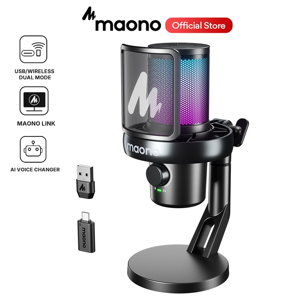 Maono DM40 AI USB/Wireless Microphone 1 Maono DM40 AI USB/Wireless Microphone
