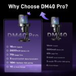 Maono DM40 Pro Wireless USB Microphone Black