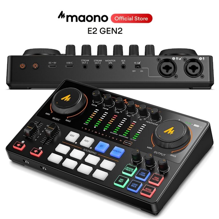 Maono E2 Gen2 Podcast Mixer Audio Interface