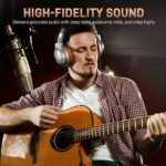 Maono MH700 Studio Monitor Headphone - Brown