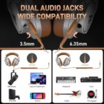 Maono MH700 Studio Monitor Headphone - Brown