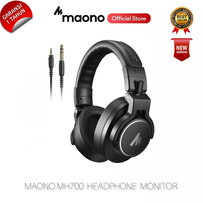 XKOMO Products 2 Maono MH700 Studio Monitor Headphone Wired Over-Ear