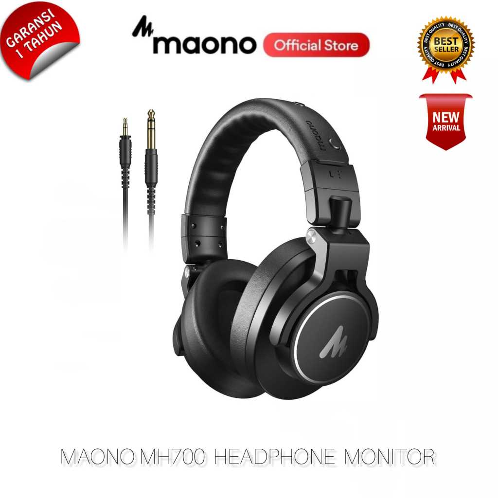 Maono MH700 Studio Monitor Headphone Wired Over-Ear 1 Maono MH700 Studio Monitor Headphone Wired Over-Ear