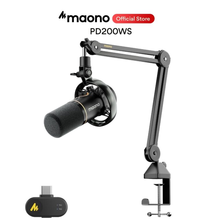 Maono PD200WS Hybrid Wireless Microphone