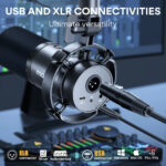 MAONO PD200X + BA92 Bundle Microphone XLR/USB-C dengan Boom Arm
