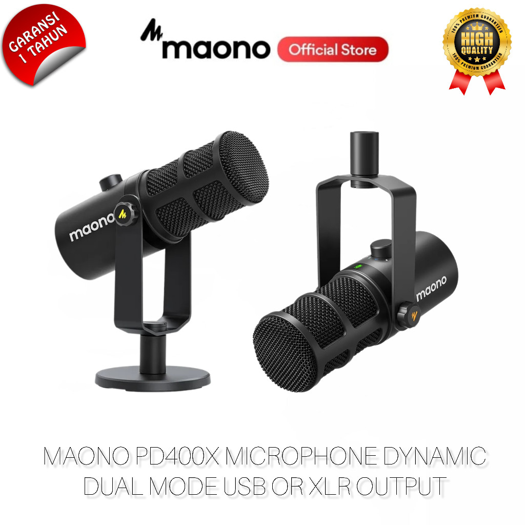 Maono PD400X Dynamic USB/XLR Microphone 1 Maono PD400X Dynamic USB/XLR Microphone