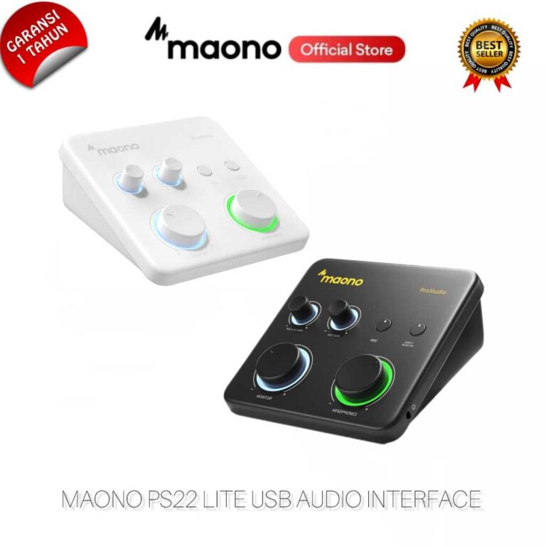 XKOMO Products 1 Maono PS22 Lite USB Audio Interface XLR