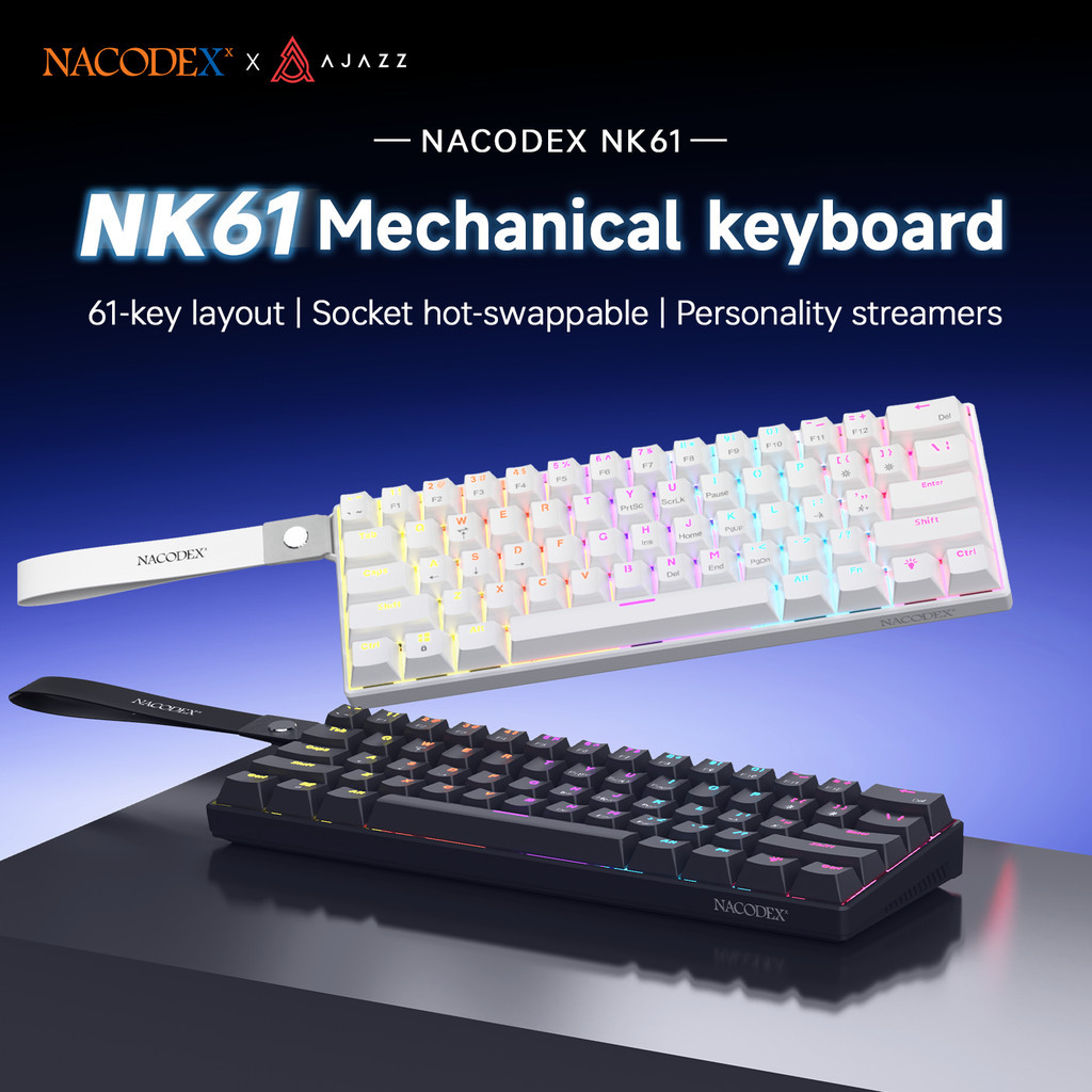NACODEX x AJAZZ NK61 Mechanical Keyboard 1 NACODEX x AJAZZ NK61 Mechanical Keyboard