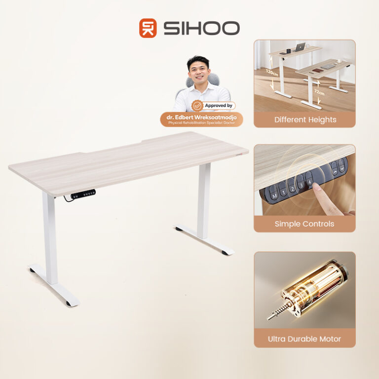 XKOMO Products 14 SIHOO D03 Meja Elektrik Adjustable Standing Desk